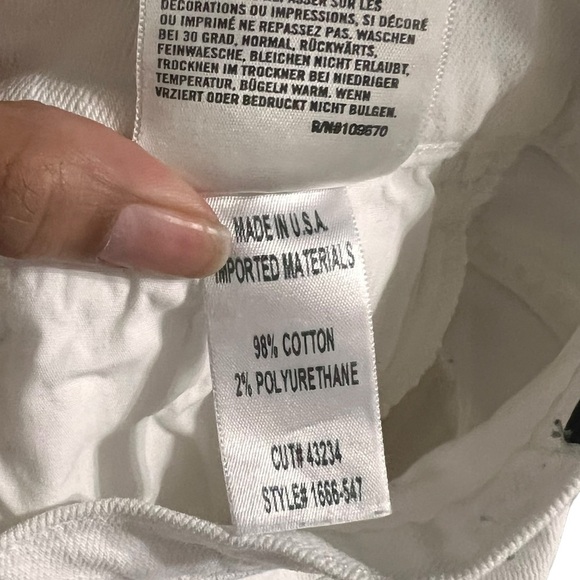 Citizens Of Humanity White Elsa Midrise Crop Jeans - Picture 12 of 12